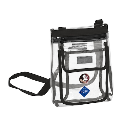 Logo Brands FL State Oyster City Clear Crossbody 136-66P-OC